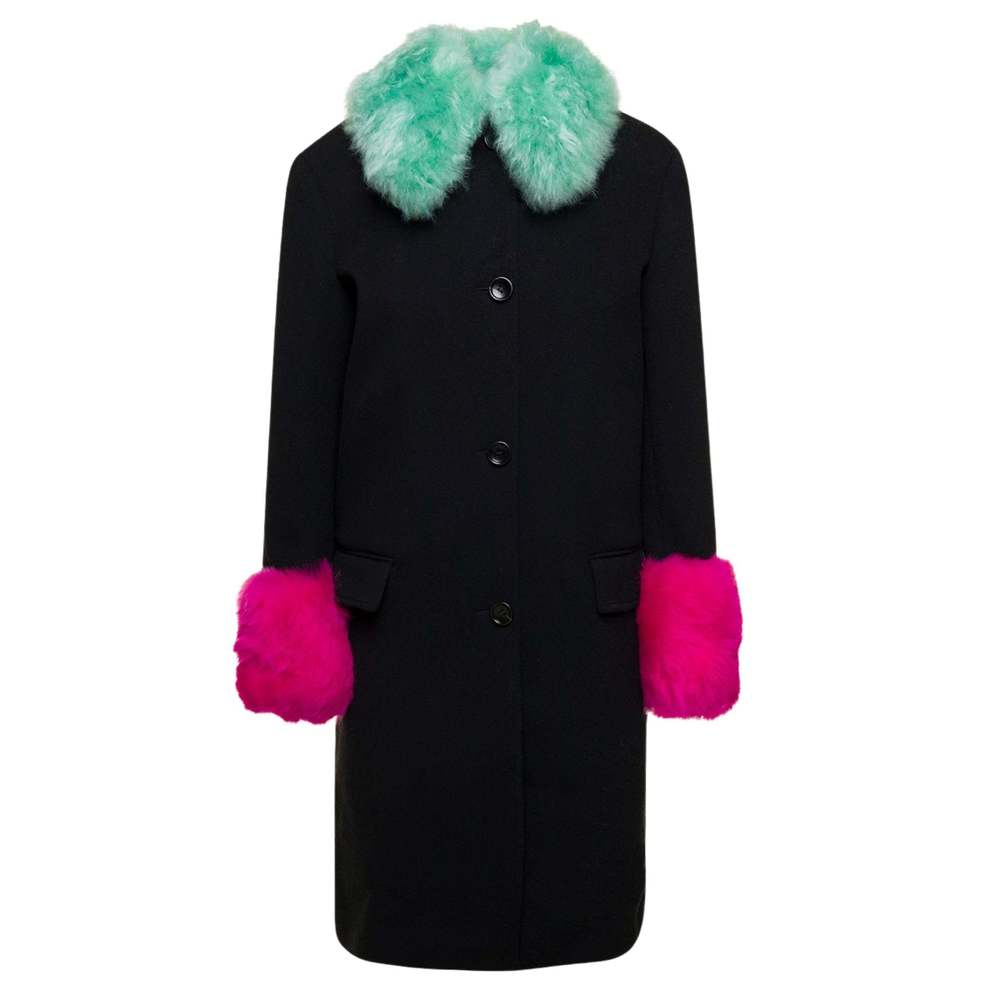 Gucci - Cashmere Wool Coat with Shearling-collar - IT 44